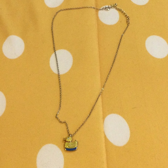 Enamel Necklace with cute duck charm. - Picture 2 of 3